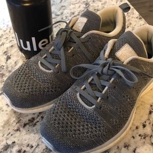 Silver APL running shoes size 8